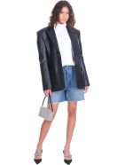 Alexander Wang Shorts In Blue Denim Alexander Wang Shorts In Blue Denim - blue
