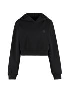 Moncler Cropped Hoodie - Nero