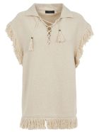Alanui Fringe Detail Top Alanui Fringe Detail Top - Grey