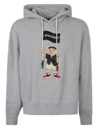 Pirate Bear Hoodie Palm Angels Pirate Bear Hoodie - Grigio