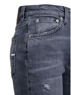 Mauro Grifoni Grey Denim Jeans With Flared Bottom Mauro Grifoni Grey Denim Jeans With Flared Bottom - Grey