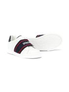 Dolce & Gabbana Sneaker With Logo Band Dolce & Gabbana Sneaker With Logo Band - White