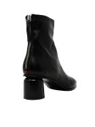 Halmanera Anya13black Leather Ankle Boots Halmanera Anya13black Leather Ankle Boots - BLACK