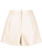 Pinko Beige Leatheret Shorts Pinko Beige Leatheret Shorts - Beige Sabbia