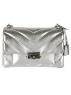 Michael Kors Cece Medium Chain Shoulder Bag Michael Kors Cece Medium Chain Shoulder Bag - Silver