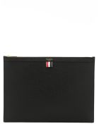Thom Browne Pebbled Leather Document Holder Thom Browne Pebbled Leather Document Holder - BLACK