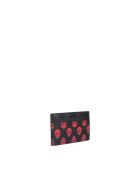 Alexander McQueen Skull Cards Holder Alexander McQueen Skull Cards Holder - Nero e Rosso