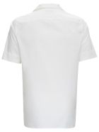 Valentino Short-sleeved Jersey Shirt With Logo Print Valentino Short-sleeved Jersey Shirt With Logo Print - White