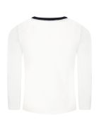 Lanvin White T-shirt For Girl With Lips Lanvin White T-shirt For Girl With Lips - White