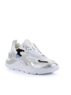 D.a.t.e. Fuga Reflex White Silver Sneaker D.A.T.E. Fuga Reflex White Silver Sneaker - Silver/White