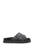 Moncler Fantine Leather Sandals Moncler Fantine Leather Sandals - Nero