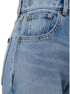 Saint Laurent Five-pockets High-waisted Denim Jeans Saint Laurent Five-pockets High-waisted Denim Jeans - Hawaii Blue