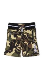 Givenchy Sporty Bermuda With Camouflage Print Givenchy Sporty Bermuda With Camouflage Print - Kaki