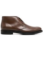 Tod's Desert Boots In Brown Leather Tod's Desert Boots In Brown Leather - Marrone