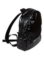 Saint Laurent Logo Front Backpack Saint Laurent Logo Front Backpack - Black