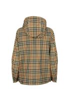 Burberry Everton Vintage Check Recycled Polyester Hooded Jacket Burberry Everton Vintage Check Recycled Polyester Hooded Jacket - Archive Beige