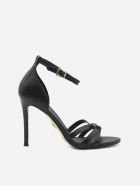 MICHAEL Michael Kors Brinkley Leather Sandals MICHAEL Michael Kors Brinkley Leather Sandals - Black