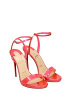 Christian Louboutin Loubi Queen 120 Sandals In Rose-pink Patent Leather Christian Louboutin Loubi Queen 120 Sandals In Rose-pink Patent Leather - rose-pink