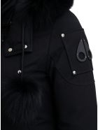 Moose Knuckles Stirling Parka Nylon And Cotton Long Down Jacket Moose Knuckles Stirling Parka Nylon And Cotton Long Down Jacket - Black
