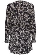 Isabel Marant Étoile Capucine Viscose Dress With Floral Print Isabel Marant Étoile Capucine Viscose Dress With Floral Print - Black