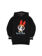 Monnalisa Maxi Sweatshirt Shaped Dress Monnalisa Maxi Sweatshirt Shaped Dress - Black
