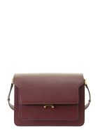 Marni Trunk Bag In Mono-coloured Saffiano Calfskin Marni Trunk Bag In Mono-coloured Saffiano Calfskin - Ruby