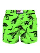 Dinosaurs Print Boy's Swim Trunks MC2 Saint Barth Dinosaurs Print Boy's Swim Trunks