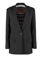 Valentino Single-breasted Two-button Blazer Valentino Single-breasted Two-button Blazer - black