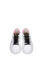 D.A.T.E. Sfera Sneakers In White Leather D.A.T.E. Sfera Sneakers In White Leather - white