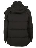 Frosted Popeline Padded Jacket Bottega Veneta Frosted Popeline Padded Jacket - Black