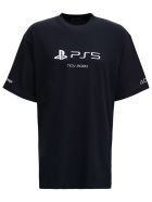 Balenciaga Cotton T-shirt With Playstation Boxy Print Balenciaga Cotton T-shirt With Playstation Boxy Print - Black