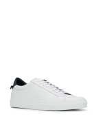 Man White And Navy Blue Urban Street Sneakers Givenchy Man White And Navy Blue Urban Street Sneakers