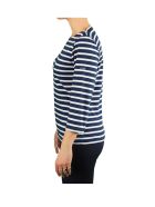 Saint James Galathee Ii Navy Blue White T-shirt 3/4 Sleeves Saint James Galathee Ii Navy Blue White T-shirt 3/4 Sleeves - Blu
