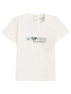 Emporio Armani Recycled Cotton T-shirt With Print Emporio Armani Recycled Cotton T-shirt With Print - White