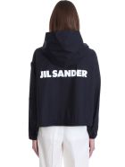 Jil Sander Casual Jacket In Blue Cotton Jil Sander Casual Jacket In Blue Cotton - BLUE