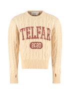 Telfar Cable Knit Pullover Telfar Cable Knit Pullover - Ecru