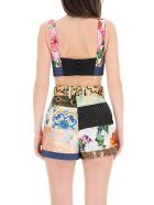 Dolce & Gabbana Patchwork Bustier Top Dolce & Gabbana Patchwork Bustier Top - Multicolore