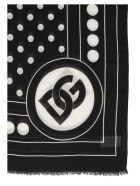 Dotted Print Scarf Dolce & Gabbana Dotted Print Scarf - Nero