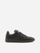 Maison Margiela Two-tone Replica Leather Sneakers Maison Margiela Two-tone Replica Leather Sneakers - Black