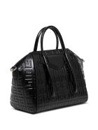 Givenchy Antigona Lock Handbag In 4g Black Leather Givenchy Antigona Lock Handbag In 4g Black Leather - Black