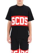T-shirt With Logo Band GCDS T-shirt With Logo Band - Black
