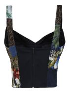 Dolce & Gabbana Rear Zipped Patched Top Dolce & Gabbana Rear Zipped Patched Top - Multicolor