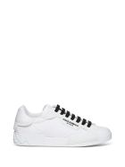 Portofino Sneakers In Nylon And Rubber With Logo Dolce & Gabbana Portofino Sneakers In Nylon And Rubber With Logo - Bianco
