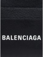 Balenciaga Black Leather Card Holder With Logo Balenciaga Black Leather Card Holder With Logo - Black