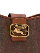Etro Pegaso Shoulder Bag In Paisley Printed Leather Etro Pegaso Shoulder Bag In Paisley Printed Leather - Brown
