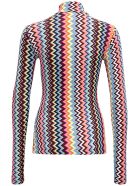 M Missoni Long-sleeved T- Shirt With Multicolor Zig Zag Print M Missoni Long-sleeved T- Shirt With Multicolor Zig Zag Print - Multicolor