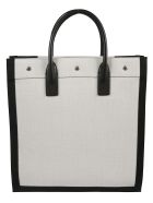Rive Gauche Tote Saint Laurent Rive Gauche Tote - White/Black