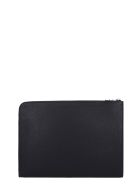 Givenchy Clutch In Black Leather Givenchy Clutch In Black Leather - black