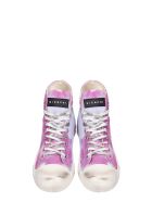 Gienchi J.m. High Sneakers In Viola Canvas Gienchi J.m. High Sneakers In Viola Canvas - Viola