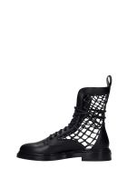 Le Silla Vanessa Combat Boots In Black Leather Le Silla Vanessa Combat Boots In Black Leather - black